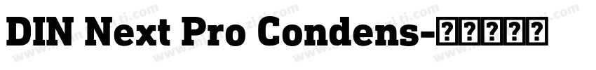 DIN Next Pro Condens字体转换